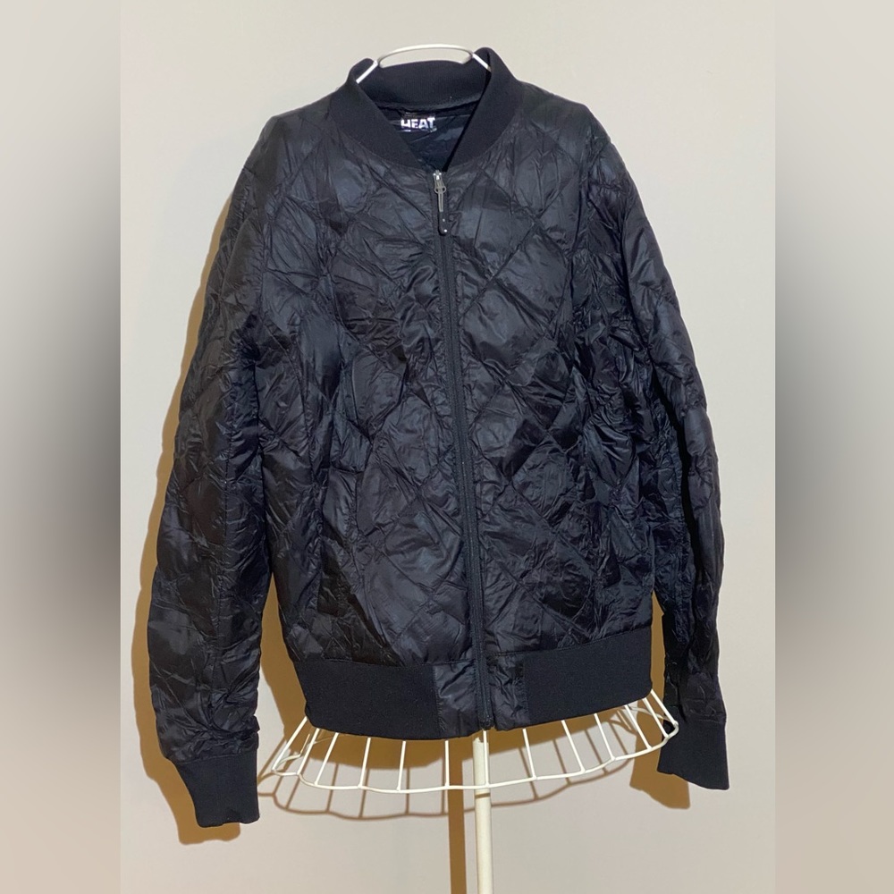 32 degree heat black puffer jackets. Womens size small